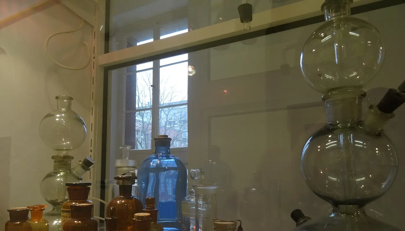 Vintage laboratory glassware