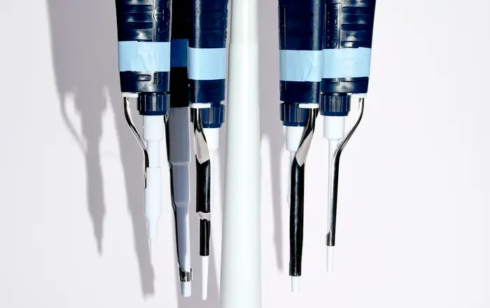 Automatic pipettes rack