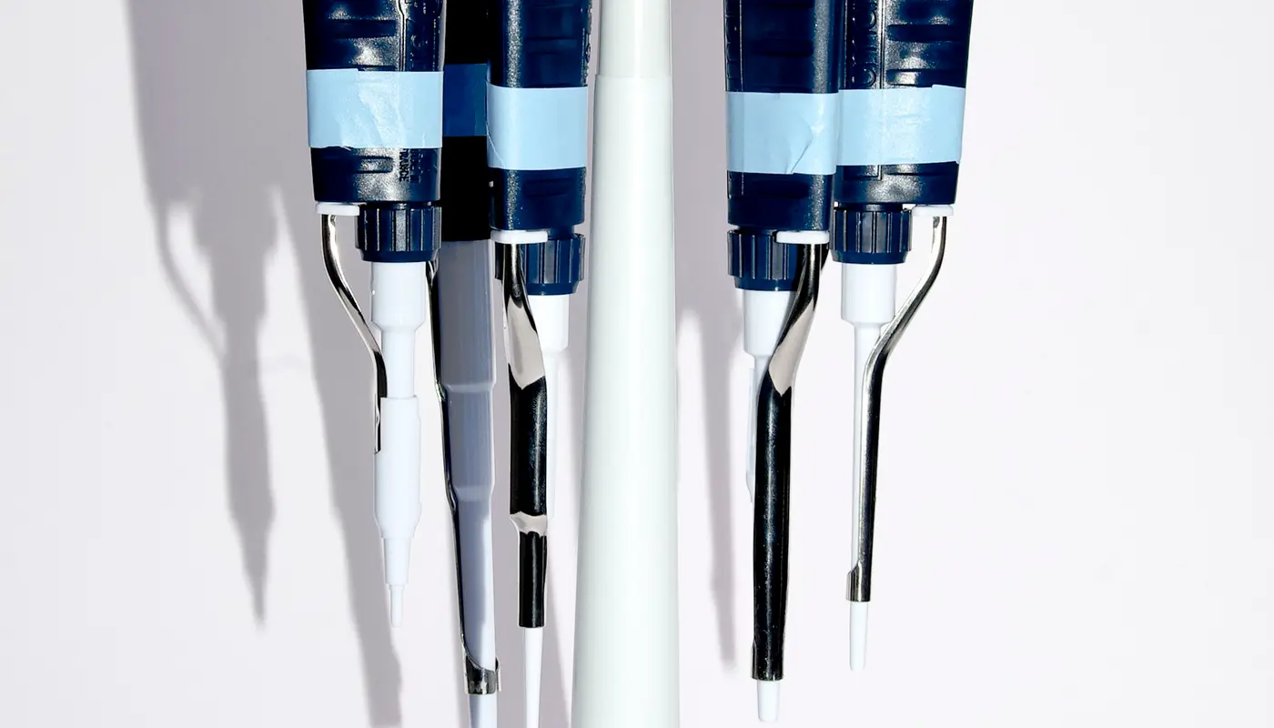 Automatic pipettes rack